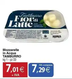 Docks Cash&Carry Mozzarelle in Acqua Tamburro offerta