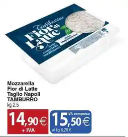 Docks Cash&Carry Mozzarella Fior di Latte Taglio Napoli Tamburro offerta