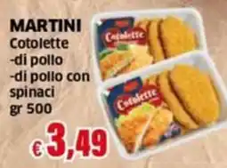 Mercati Alimentari Martini Cotolette di pollo offerta