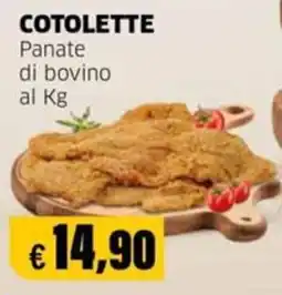 Mercati Alimentari Cotolette panate di bovino offerta