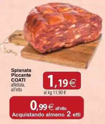Docks Cash&Carry Spianata Piccante Coati offerta