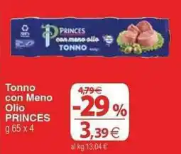 Docks Cash&Carry Tonno con Meno Olio PRINCES offerta