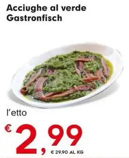DeSpar Express Acciughe al verde Gastronfisch offerta