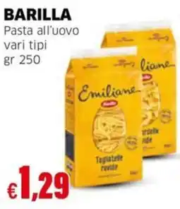 Mercati Alimentari Barilla Pasta all'uovo Emiliane offerta
