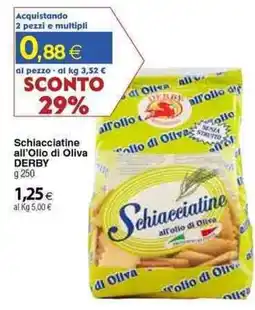 Docks Cash&Carry Schiacciatine all'Olio di Oliva DERBY offerta
