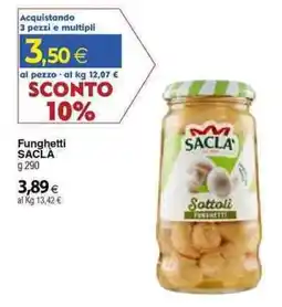 Docks Cash&Carry Funghetti SACLA offerta