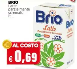 Mercati Alimentari Brio Latte parzialmente scremato offerta