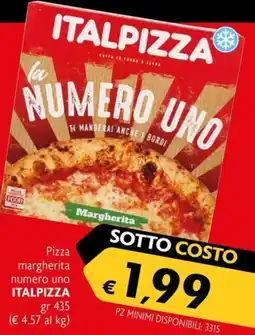 Eurospesa Pizza margherita numero uno ITALPIZZA offerta
