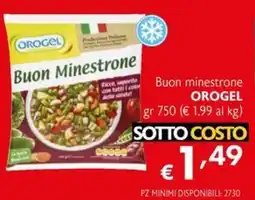 Eurospesa Buon Minestrone OROGEL offerta