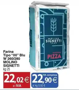 Docks Cash&Carry Farina Tipo "00" Blu Molino Signetti offerta