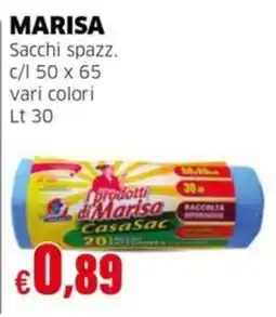 Mercati Alimentari Sacchi spazz. di Marisa offerta