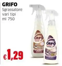 Mercati Alimentari Grifo sgrassatore offerta