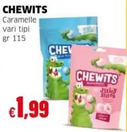 Mercati Alimentari Chewits caramelle vari tipi offerta