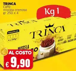 Mercati Alimentari Trinca Caffè miscela cremoso offerta