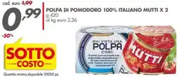 Italmark Polpa di pomodoro Mutti offerta