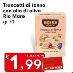 DeSpar Express Trancetti di tonno Rio Mare offerta