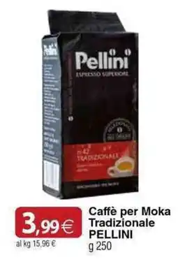 Docks Cash&Carry Caffè per Moka Tradizionale Pellini offerta