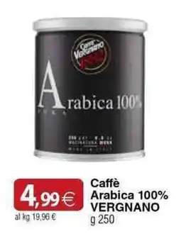 Docks Cash&Carry Caffè Arabica 100% Vergnano offerta