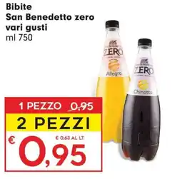 DeSpar Express Bibite San Benedetto zero offerta