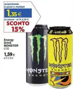 Docks Cash&Carry Energy Drink Monster offerta