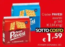 Eurospesa Cracker Pavesi assortiti offerta