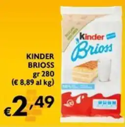 Eurospesa Kinder Brioss offerta