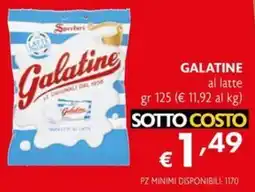Eurospesa Galatine al latte offerta