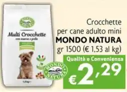 Eurospesa Multi Crocchette con manzo e pollo MONDO NATURA offerta
