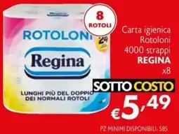Eurospesa Carta igienica Rotoloni Regina offerta