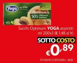 Eurospesa Succhi Optimum YOGA offerta