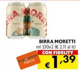 Eurospesa Birra Moretti offerta