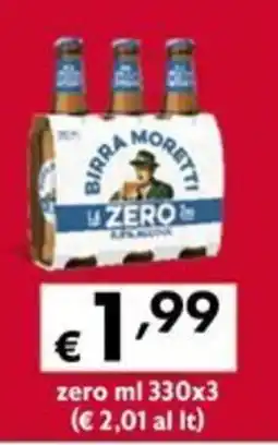 Eurospesa Birra Moretti La Zero offerta