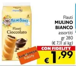 Eurospesa Flauti Cioccolato Mulino Bianco offerta
