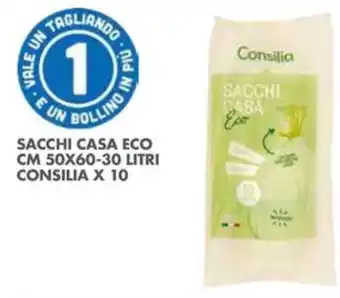 Sacchi casa eco Consilia