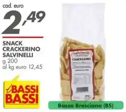Italmark Snack crackerino salvinelli offerta