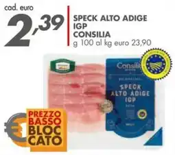 Italmark Speck Alto Adige IGP Consilia offerta