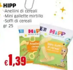 Mercati Alimentari Hipp Anellini di cereali offerta