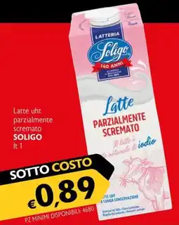 Eurospesa Latte parzialmente scremato Soligo offerta