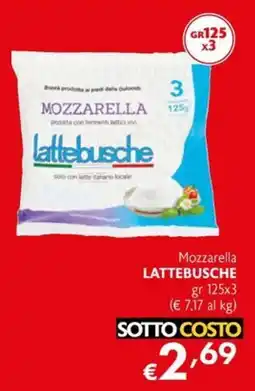 Eurospesa Mozzarella Lattebusche offerta