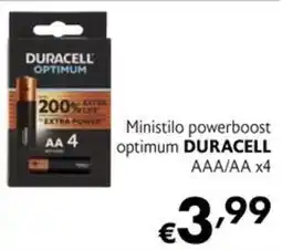Eurospesa Ministilo powerboost optimum DURACELL offerta