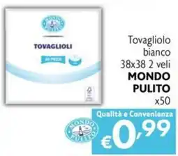 Eurospesa Tovaglioli Mondo Pulito offerta