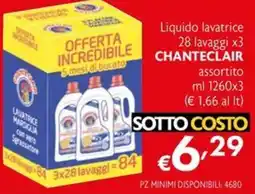 Eurospesa Liquido lavatrice Chanteclair offerta