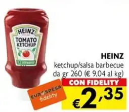 Eurospesa Heinz ketchup/salsa barbecue offerta
