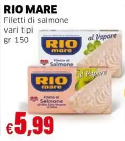 Mercati Alimentari Filetti di salmone Rio mare offerta