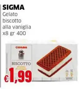 Mercati Alimentari Sigma Gelato biscotto alla vaniglia offerta