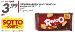 Italmark Biscotti farciti cacao Ringo offerta