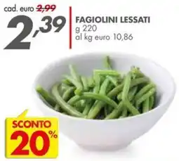 Italmark Fagiolini lessati offerta