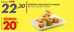 Italmark Spiedoni gratinati di surimi offerta