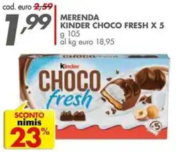 Italmark Kinder Choco Fresh offerta