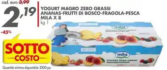 Italmark Yogurt magro zero grassi mila offerta